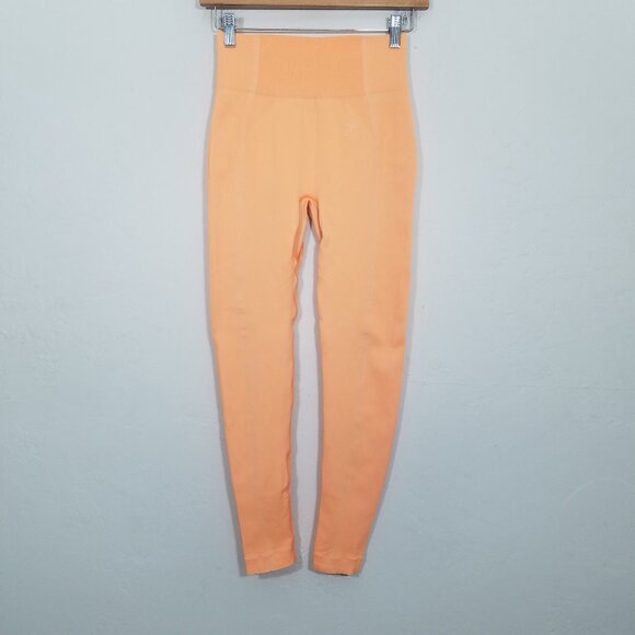 Gymshark Orange Leggings Size M - Picture 1 of 4